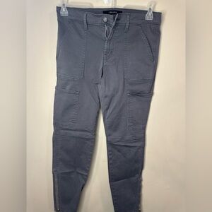 Size 28 J Brand Grey jeans with zipper on both bottoms women’s